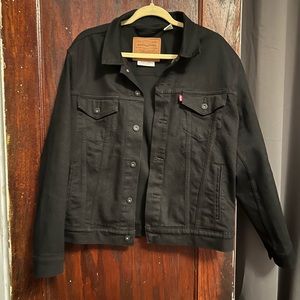 Levi’s Black Denim Jean Trucker Jacket